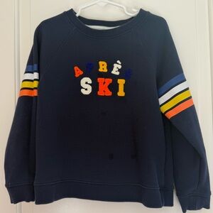 Janie and Jack Navy Apres Ski Sweatshirt
